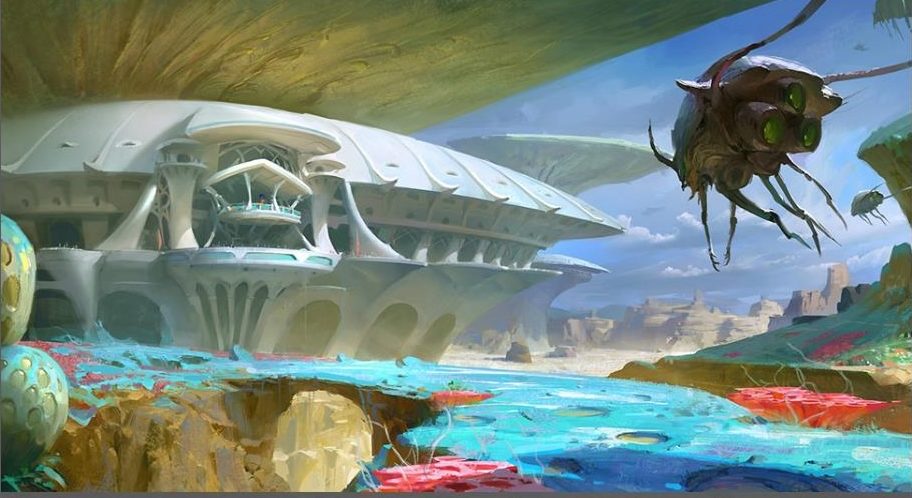 Environment concept art produced by the studio